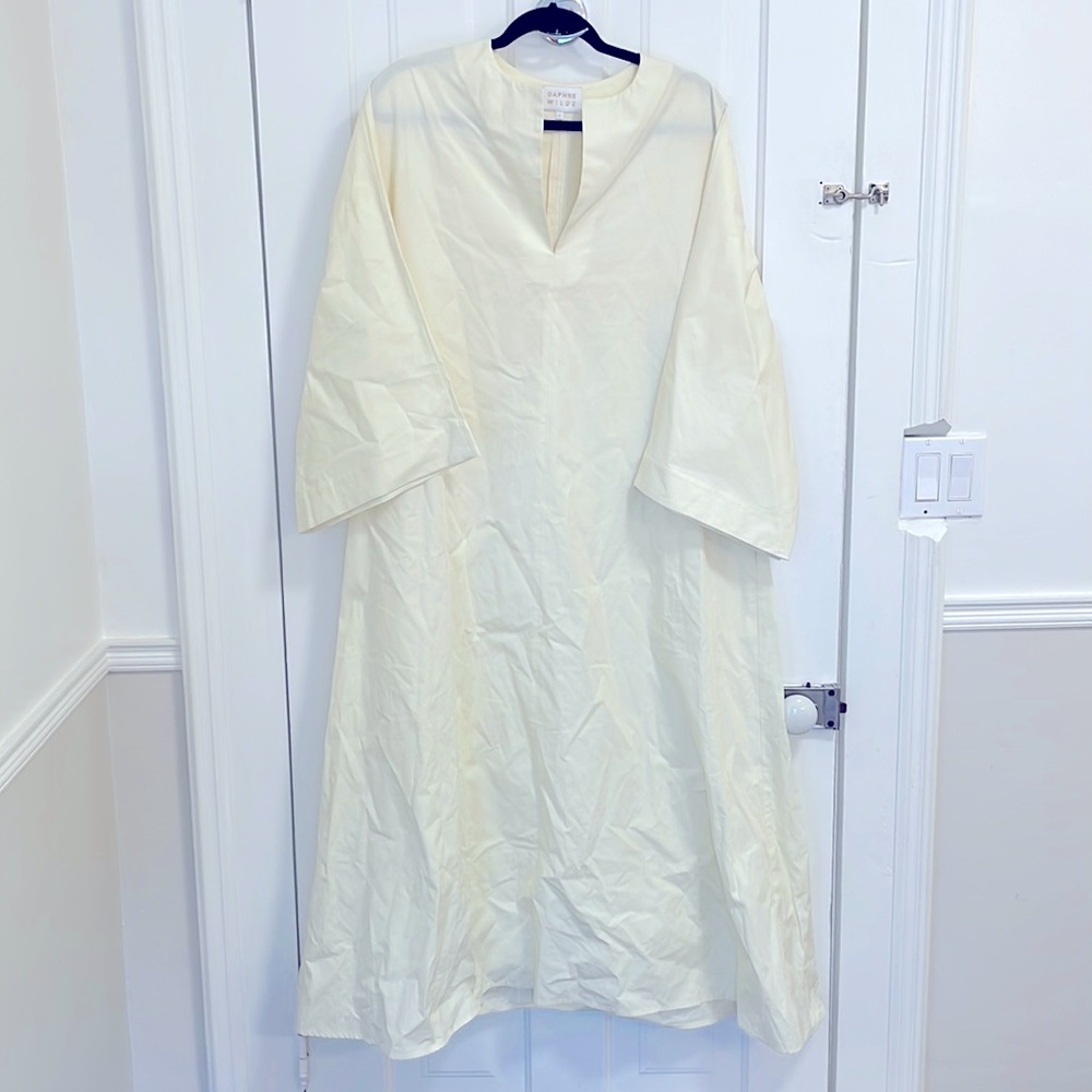 Daphne Wilde Liszt Bight Dress in Cream Flannel